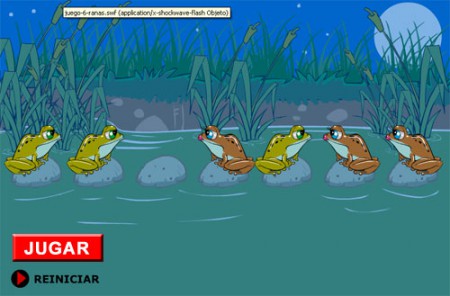 JUEGO INTERACTIVO "LAS RANAS SALTARINAS"